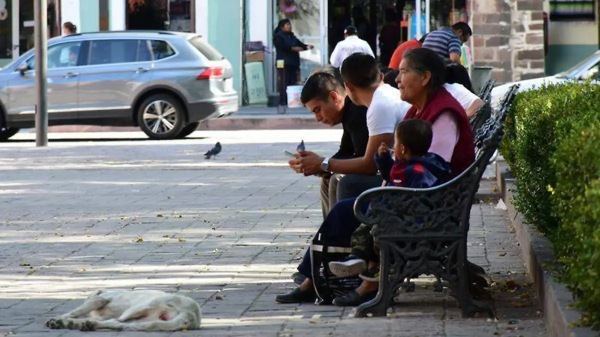 Tlaxcala, personas, calle, parque